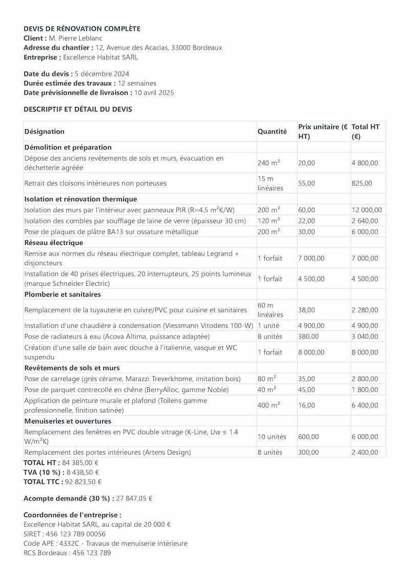 obtenez rapidement un devis de rénovation à puteaux pour vos travaux d’appartement ou de maison. comparez nos offres et donnez vie à vos projets en toute confiance !